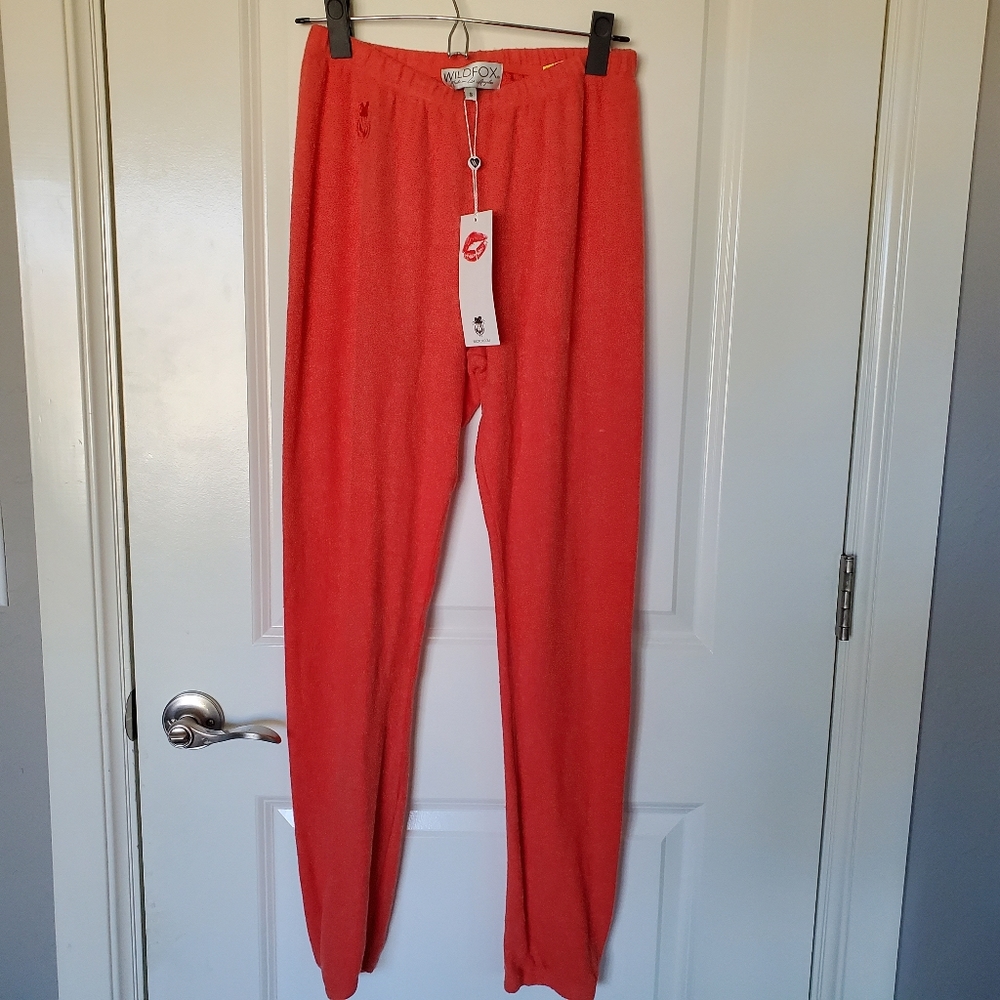 Wildfox pants with logo on hip jogger